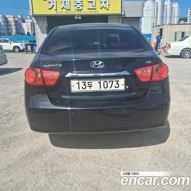 HYUNDAI AVANTE 2010 — 155 000 км, чёрный, Корея — под ключ — фото 4