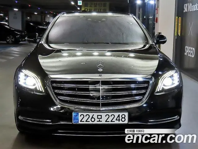 MERCEDES-BENZ S-CLASS W222 2019 — 97 517 км, чёрный, Корея — под ключ — фото 3
