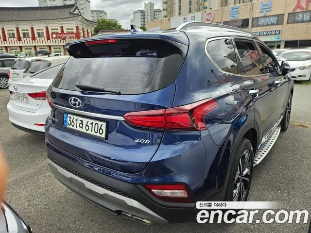 HYUNDAI SANTA FE 2019 — 119 600 км, синий, Корея — под ключ — фото 6