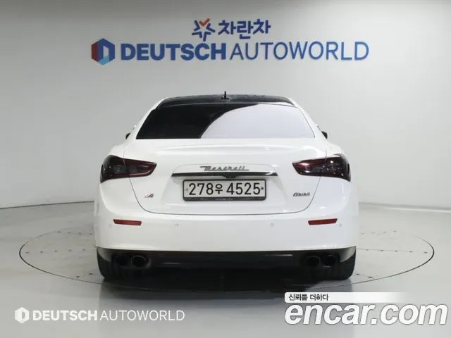 MASERATI GHIBLI 2017 — 109 431 км, белый-перламутр, Корея — под ключ — фото 4