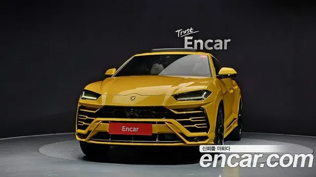 LAMBORGHINI URUS 2020 — 36 287 км, жёлтый, Корея — под ключ — фото 3