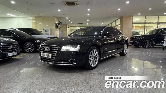 AUDI A8 2011 — 146 519 км, чёрный, Корея — под ключ — фото 11