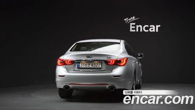 INFINITI Q50 2014 — 149 210 км, серебристо-серый, Корея — под ключ — фото 4