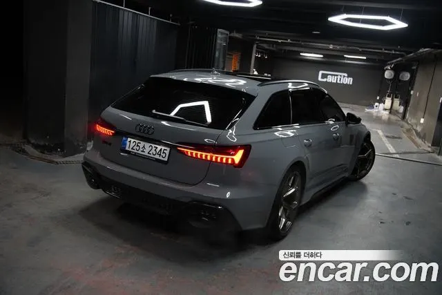 AUDI RS6 2025 — 2 500 км, светло-серебристый, Корея — под ключ — фото 4