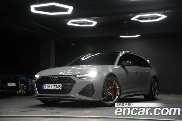AUDI RS6 2025 — 2 500 км, светло-серебристый, Корея — под ключ — фото 9