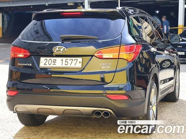 HYUNDAI SANTA FE 2015 — 305 597 км, чёрный, Корея — под ключ — фото 2