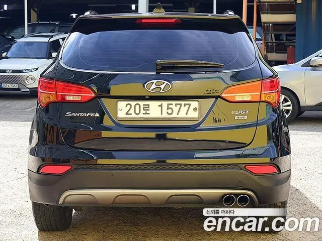 HYUNDAI SANTA FE 2015 — 305 597 км, чёрный, Корея — под ключ — фото 4