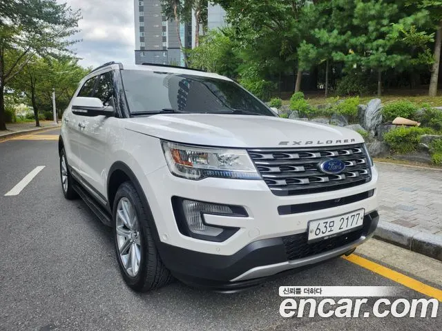 FORD EXPLORER 2017 — 81 000 км, белый, Корея — под ключ — фото 11