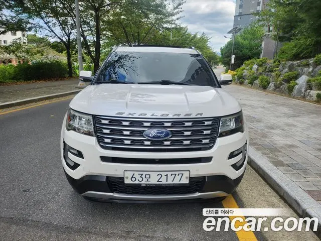 FORD EXPLORER 2017 — 81 000 км, белый, Корея — под ключ — фото 3