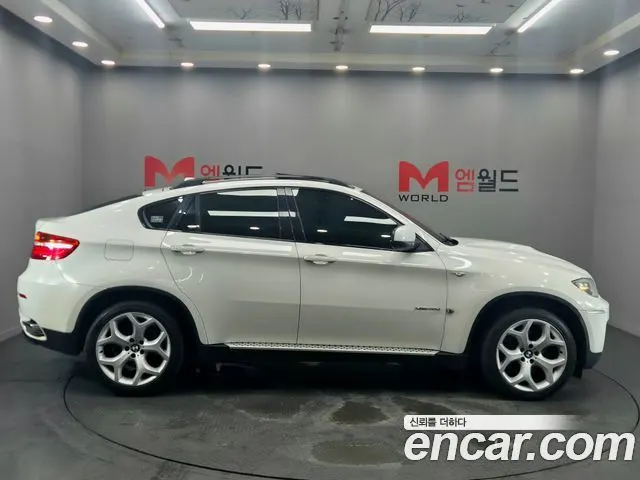 BMW X6 2014 — 148 560 км, белый-перламутр, Корея — под ключ — фото 5
