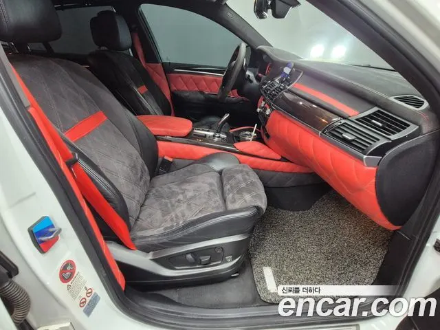 BMW X6 2014 — 148 560 км, белый-перламутр, Корея — под ключ — фото 10