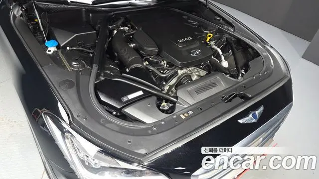 HYUNDAI GENESIS DH 2015 — 12 411 км, чёрный, Корея — под ключ — фото 6