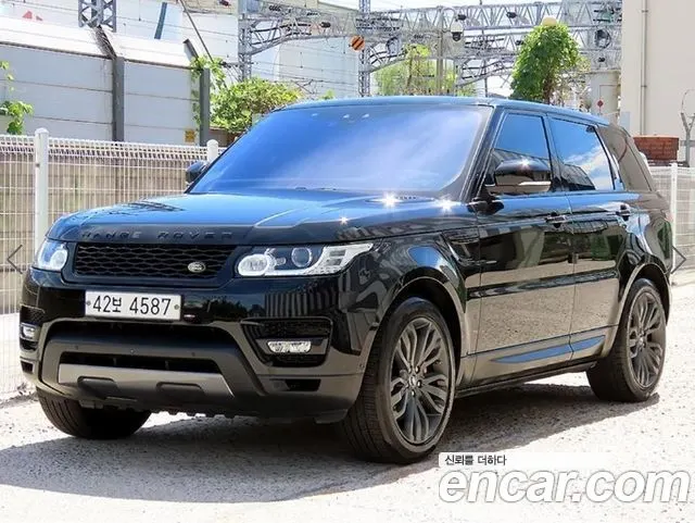 LAND ROVER RANGE ROVER SPORT 2017 — 126 237 км, чёрный, Корея — под ключ — фото 5