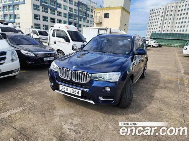 BMW X3 2015 — 204 197 км, синий, Корея — под ключ — фото 11