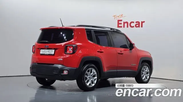 JEEP RENEGADE 2016 — 106 920 км, красный, Корея — под ключ — фото 2