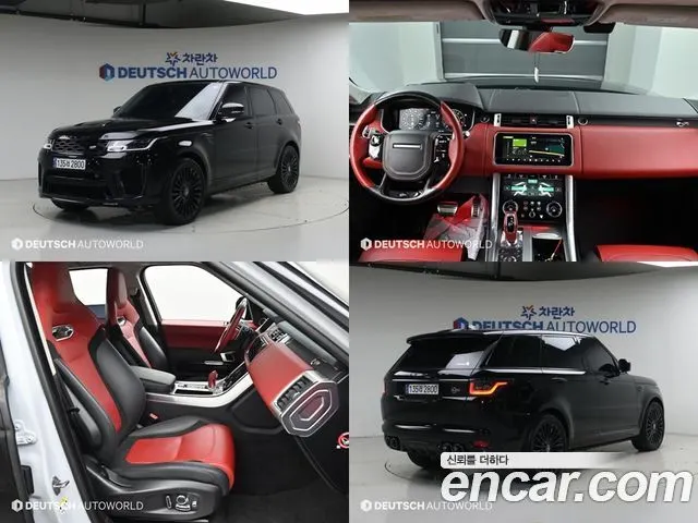 LAND ROVER RANGE ROVER SPORT 2019 — 40 000 км, белый, Корея — под ключ — фото 1
