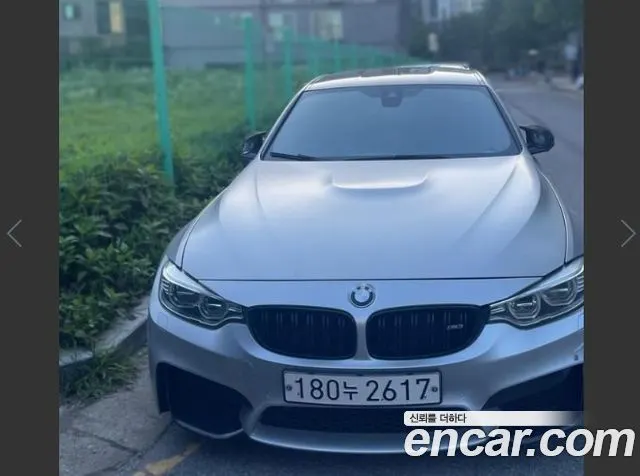 BMW M3 2017 — 131 781 км, жёлтый, Корея — под ключ — фото 6