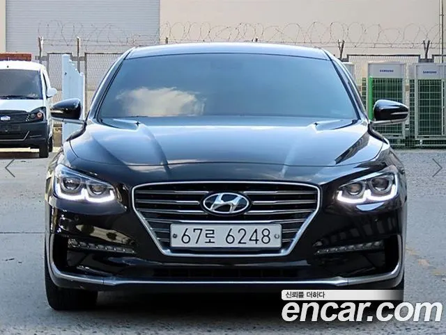 HYUNDAI GRANDEUR HYBRID 2018 — 211 756 км, чёрный, Корея — под ключ — фото 7