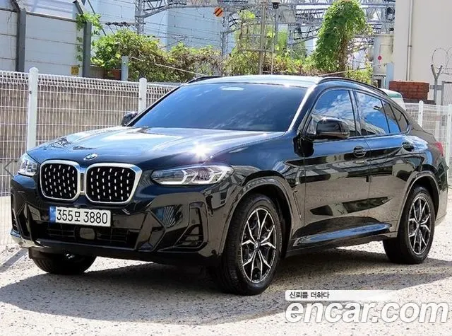 BMW X4 2022 — 59 137 км, чёрный, Корея — под ключ — фото 2