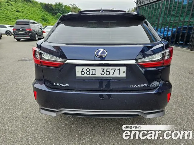 LEXUS RX450H 2019 — 80 179 км, синий, Корея — под ключ — фото 4