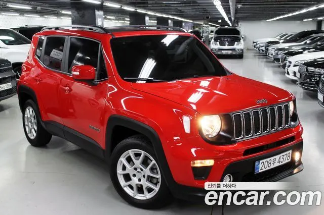 JEEP RENEGADE 2021 — 5 250 км, красный, Корея — под ключ — фото 12