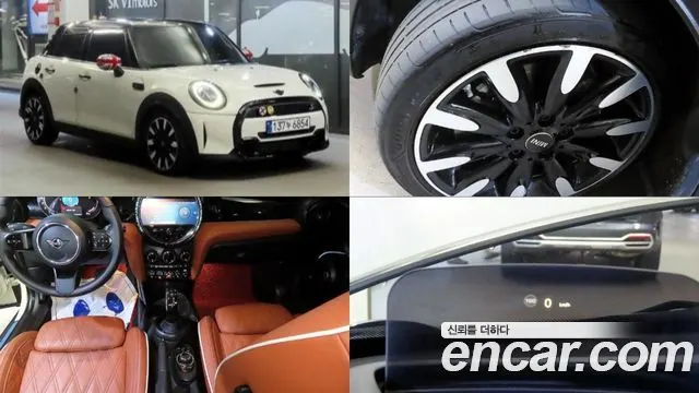 MINI COOPER S 2023 — 46 900 км, белый-перламутр, Корея — под ключ — фото 1