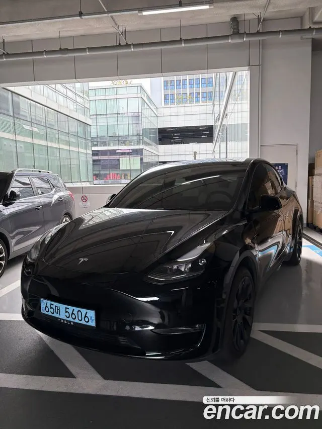 TESLA MODEL Y 2023 — 31 500 км, чёрный, Корея — под ключ — фото 12
