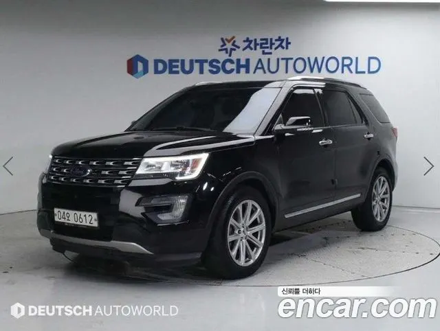 FORD EXPLORER 2016 — 161 316 км, чёрный, Корея — под ключ — фото 11