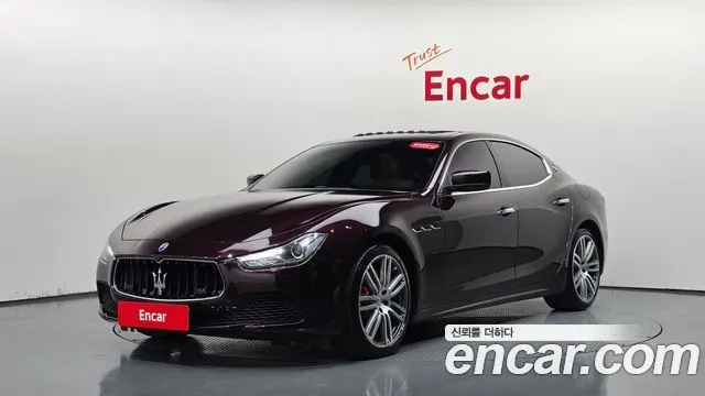 MASERATI GHIBLI 2016 — 77 854 км, бордовый, Корея — под ключ — фото 11