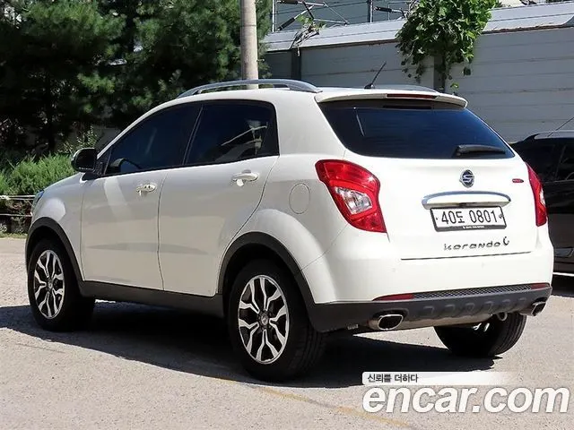 KGM KORANDO C 2016 — 97 870 км, белый, Корея — под ключ — фото 3