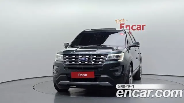 FORD EXPLORER 2016 — 124 906 км, тёмно-зелёный, Корея — под ключ — фото 3