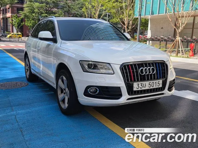AUDI Q5 2015 — 305 835 км, белый, Корея — под ключ — фото 1
