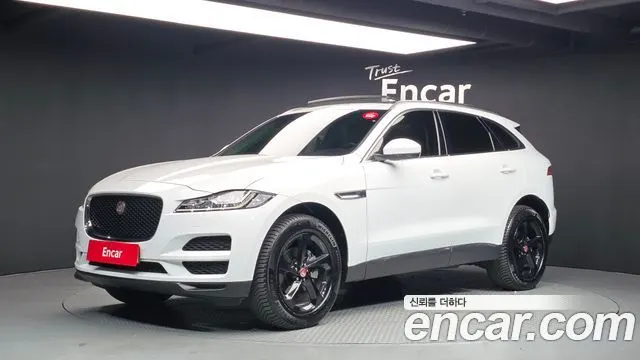 JAGUAR F-PACE 2020 — 149 076 км, белый, Корея — под ключ — фото 1