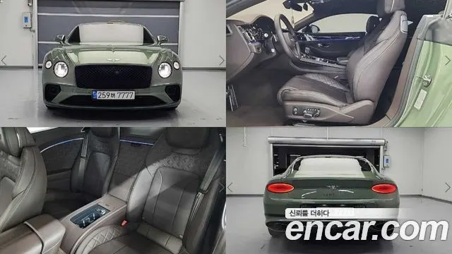 BENTLEY CONTINENTAL 2019 — 59 656 км, тёмно-зелёный, Корея — под ключ — фото 11