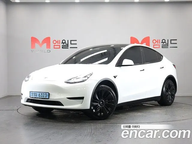 TESLA MODEL Y 2023 — 36 248 км, белый, Корея — под ключ — фото 12