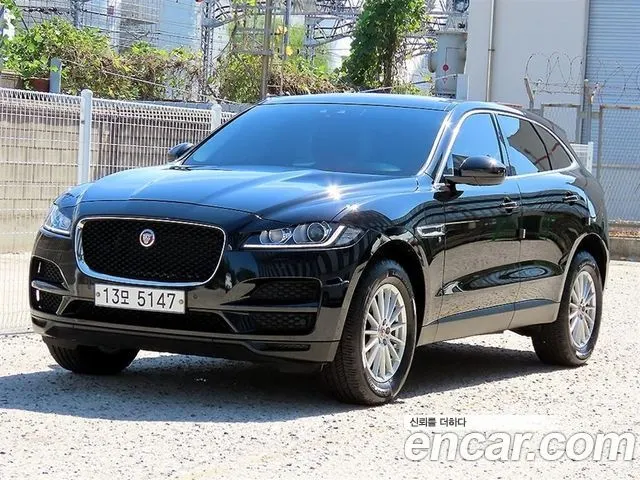 JAGUAR F-PACE 2018 — 119 424 км, чёрный, Корея — под ключ — фото 2