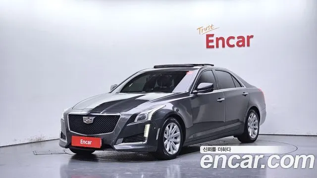 CADILLAC CTS 2014 — 117 445 км, серый, Корея — под ключ — фото 1