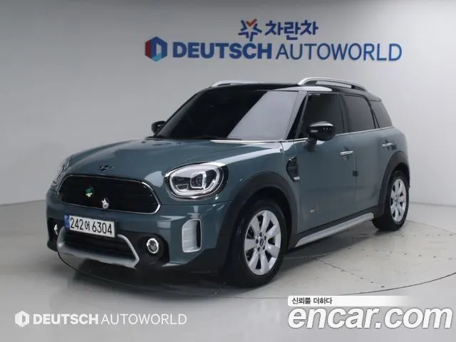 MINI COOPER D COUNTRYMAN 2022 — 52 421 км, бирюзовый, Корея — под ключ — фото 12