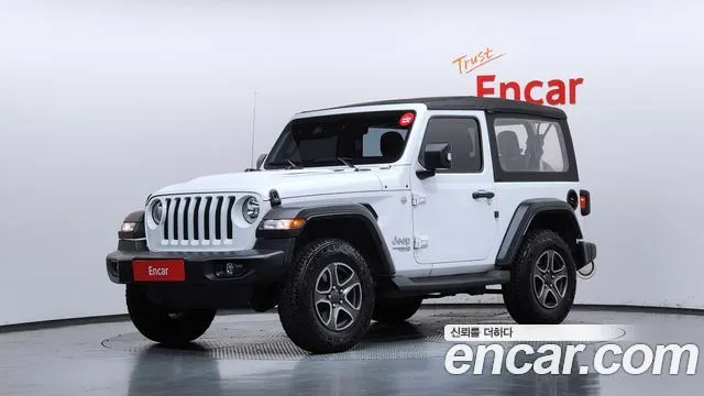 JEEP WRANGLER 2019 — 132 221 км, белый, Корея — под ключ — фото 1