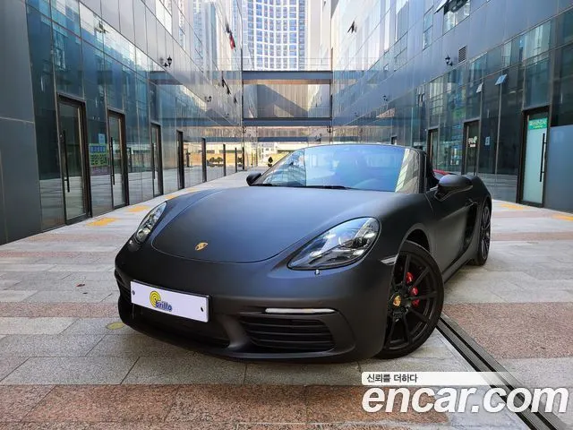 PORSCHE 718 BOXSTER 2018 — 80 449 км, серебристый, Корея — под ключ — фото 12