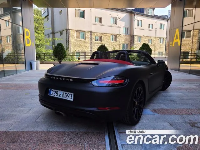 PORSCHE 718 BOXSTER 2018 — 80 449 км, серебристый, Корея — под ключ — фото 3