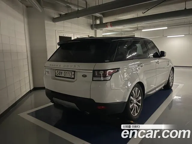 LAND ROVER RANGE ROVER SPORT 2016 — 124 383 км, белый, Корея — под ключ — фото 2