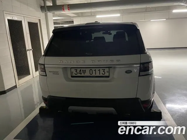 LAND ROVER RANGE ROVER SPORT 2016 — 124 383 км, белый, Корея — под ключ — фото 4