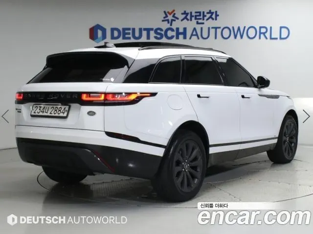 LAND ROVER RANGE ROVER VELAR 2019 — 103 150 км, белый, Корея — под ключ — фото 2