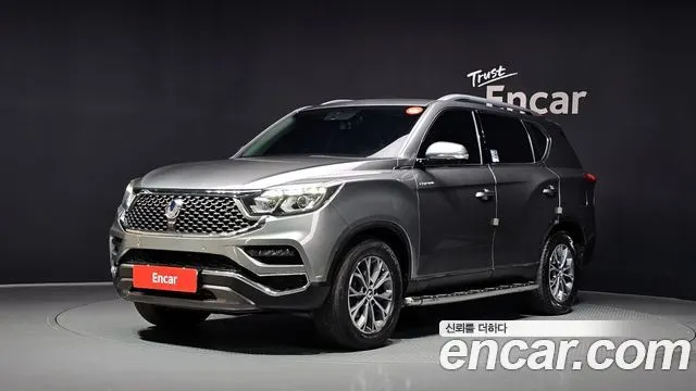 KGM G4 REXTON 2020 — 114 492 км, серебристо-серый, Корея — под ключ — фото 1