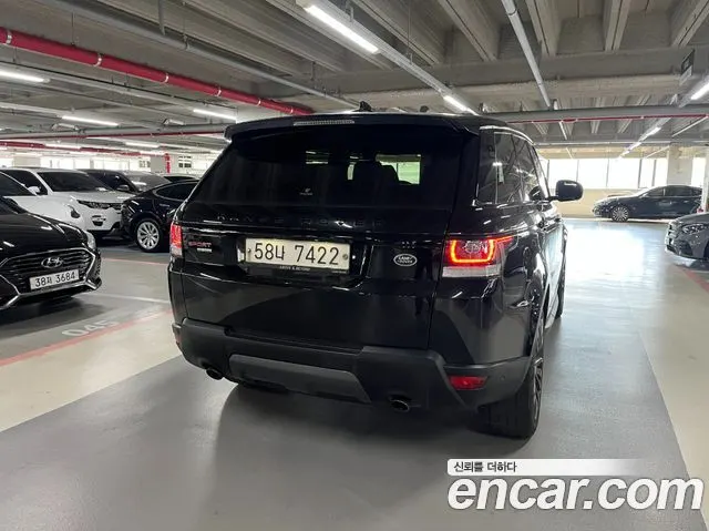 LAND ROVER RANGE ROVER SPORT 2017 — 156 180 км, чёрный, Корея — под ключ — фото 2