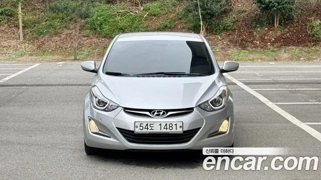 HYUNDAI AVANTE 2014 — 137 827 км, серебристый, Корея — под ключ — фото 3