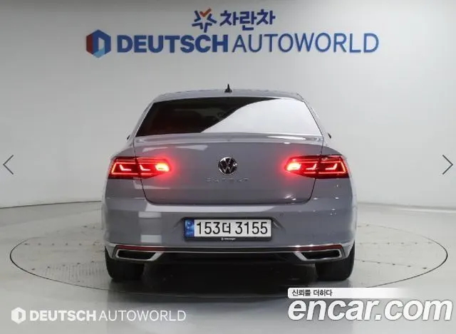 VOLKSWAGEN PASSAT 2022 — 62 830 км, серебристо-серый, Корея — под ключ — фото 4